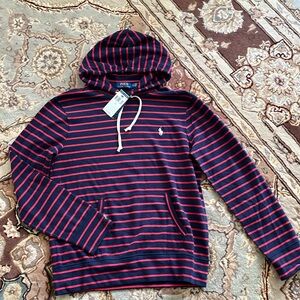 Ralph Lauren stripped hoodie.NWT